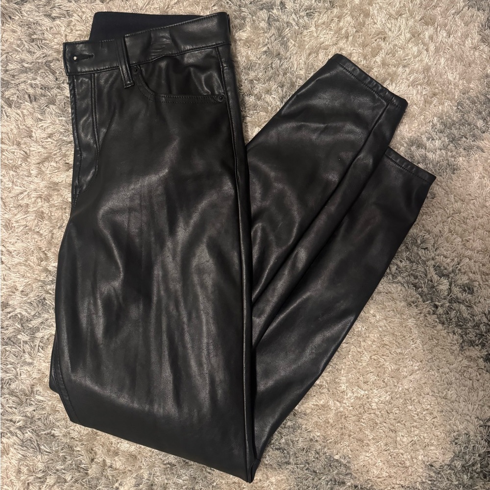 GAP ‘Jegging’ Leather Skinny Pant